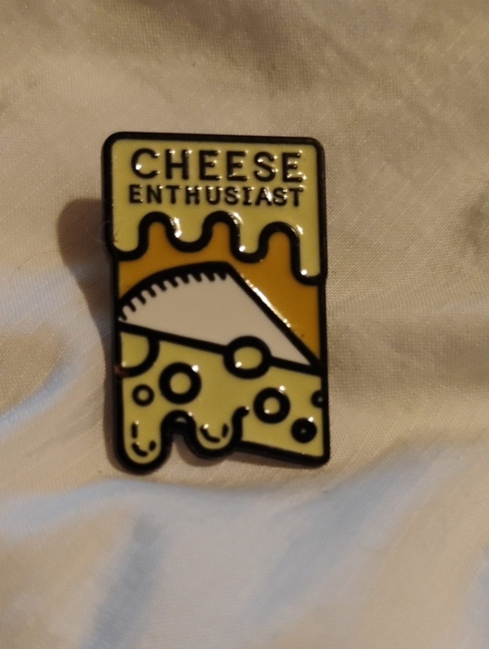 🧁3/$30 Cheese Enthusiast Enamel Pin NEW